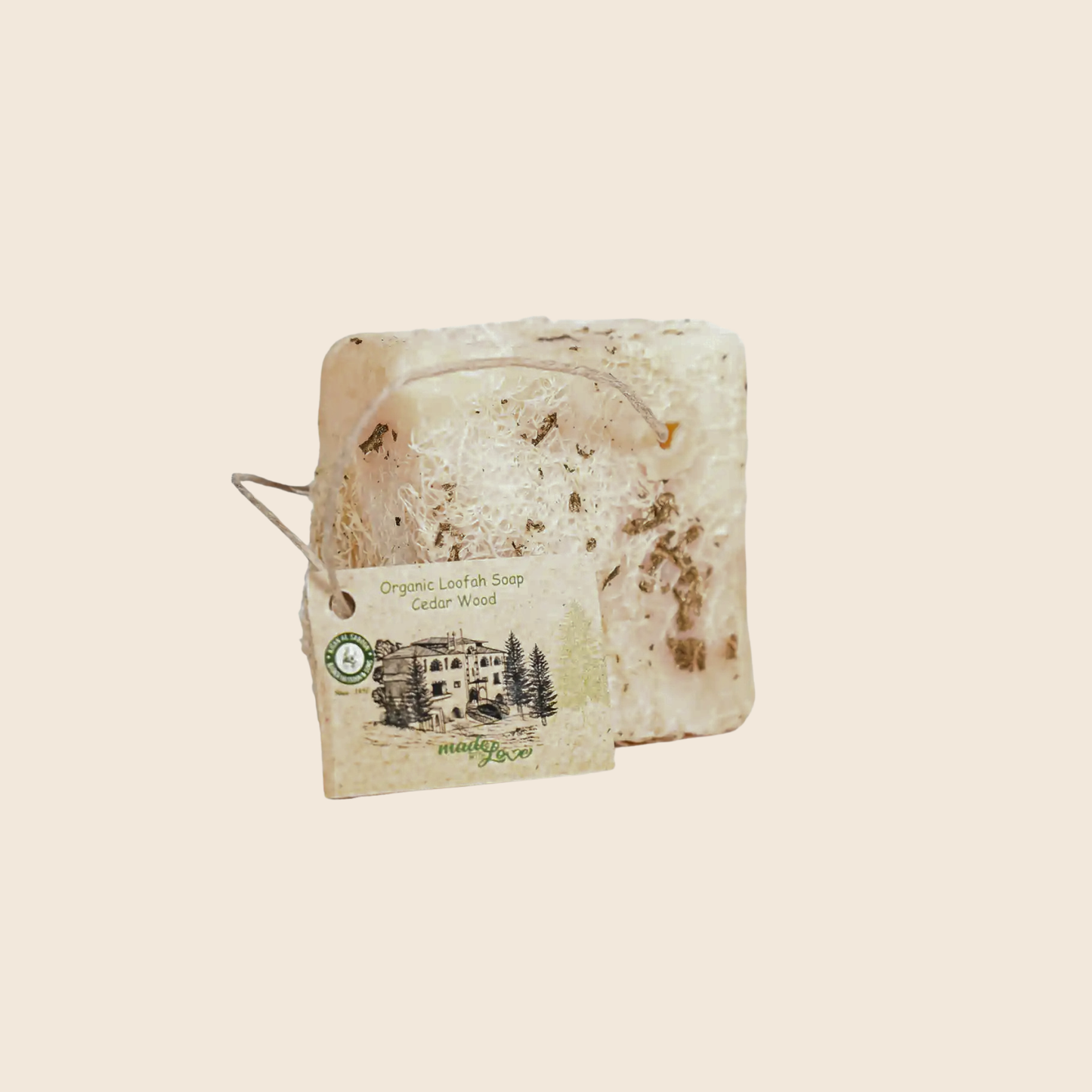 Cedar Wood & Pure Gold Loofah