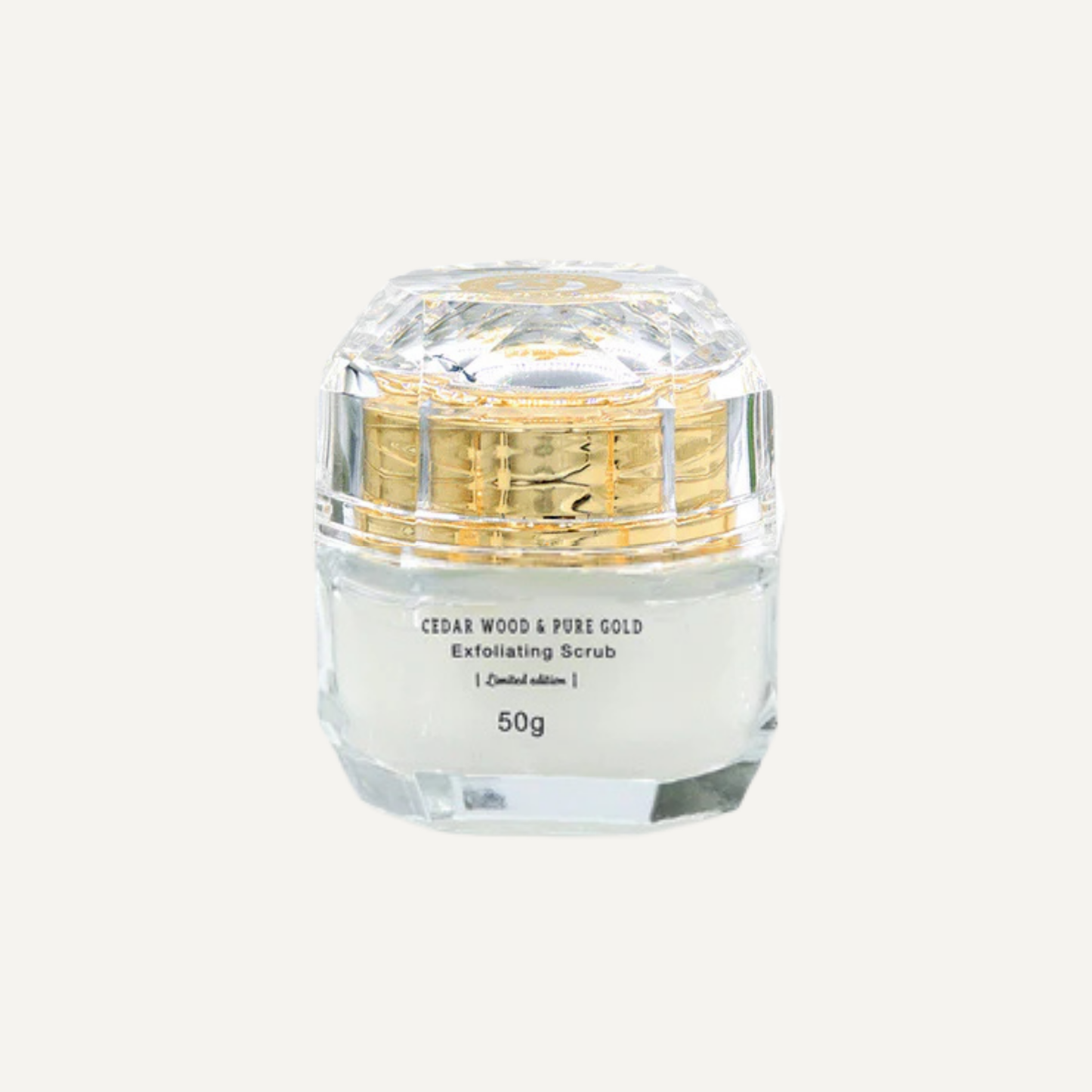 Cedar Wood & Pure Gold Face Scrub