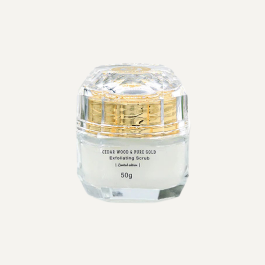 Cedar Wood & Pure Gold Face Scrub