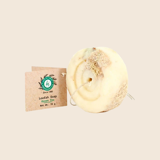 Green Tea Loofah Soap